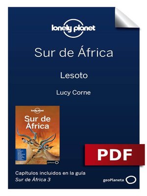 cover image of Sur de África 3. Lesoto
